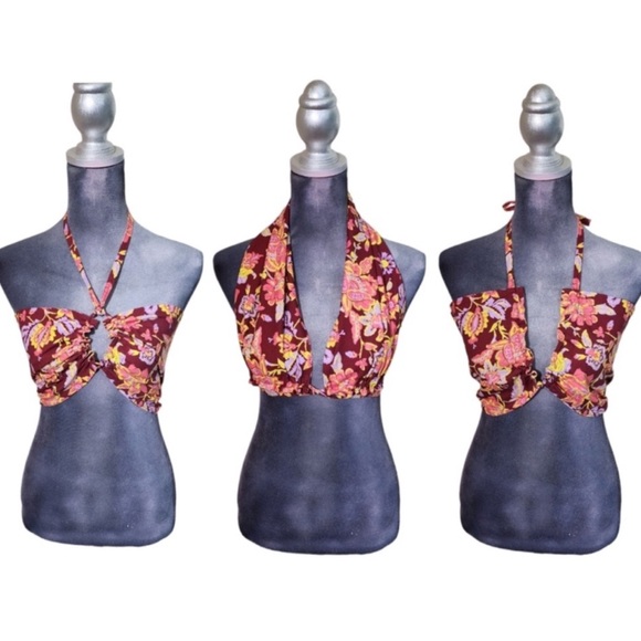 NWT Free People Intimately Summer Of Love Convertible Bandeau Bra color natural - Picture 2 of 7